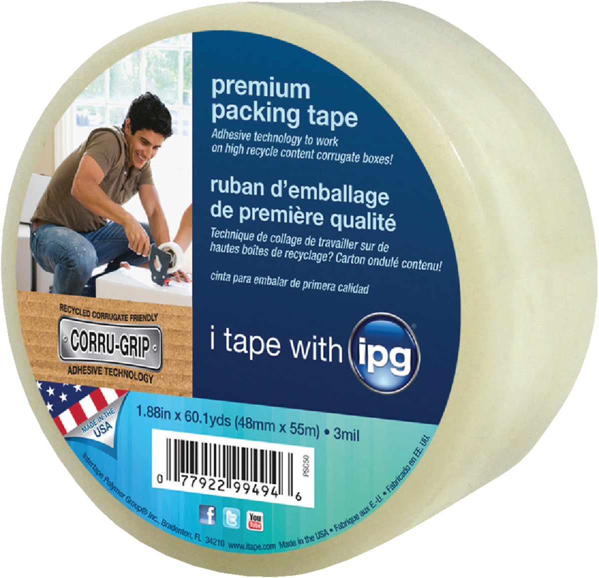 IPG Premium Clear Packing Tape Clear