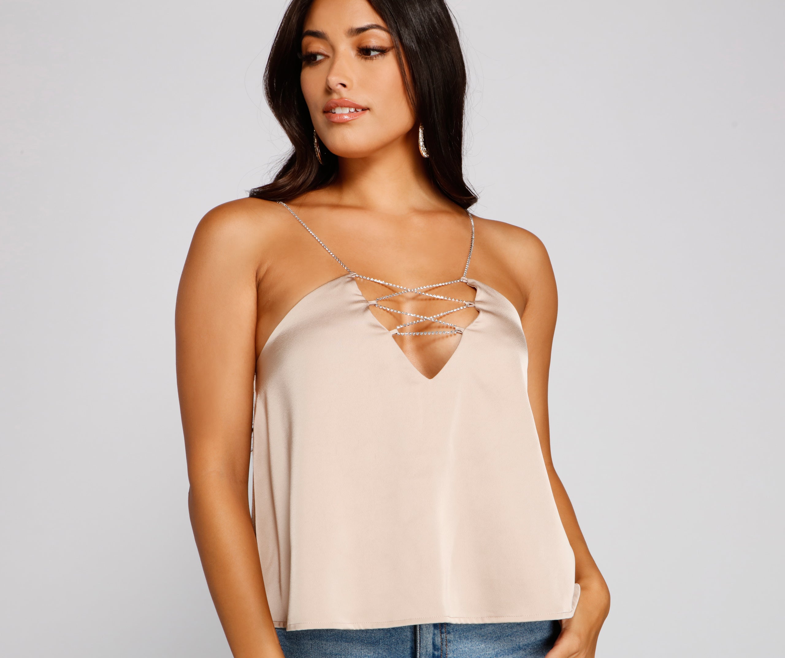 Cover Me In Luxe Satin Blouse