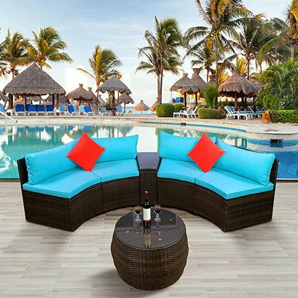 4-Piece Patio Furniture Sets - Overstock - 35898686