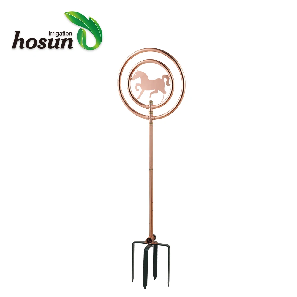 Garden Supplies Horse Shaped  Garden Sprinkler With Copper Plating