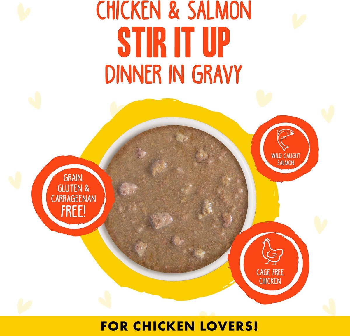 BFF OMG Stir It Up! Chicken and Salmon in Gravy Wet Canned Cat Food