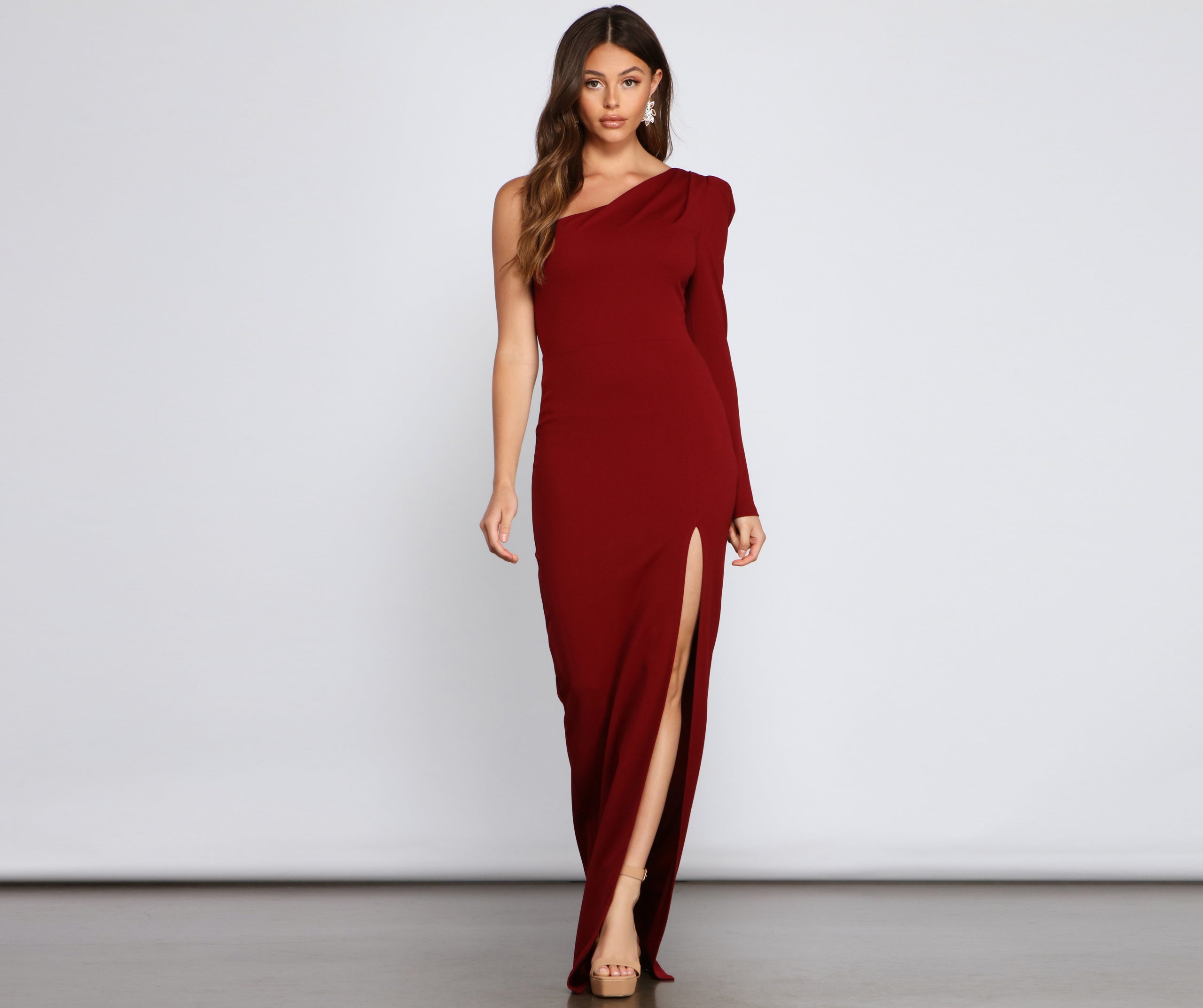 Kimberly One-Shoulder Formal Dress