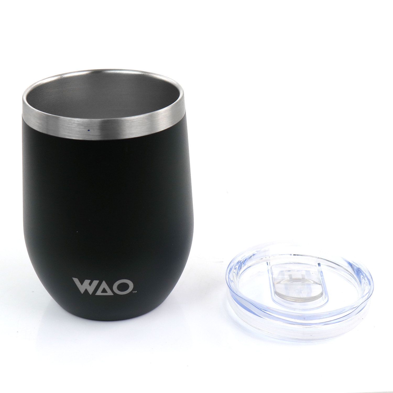 Wao 12 Ounce thermal Wine Tumbler with Lid