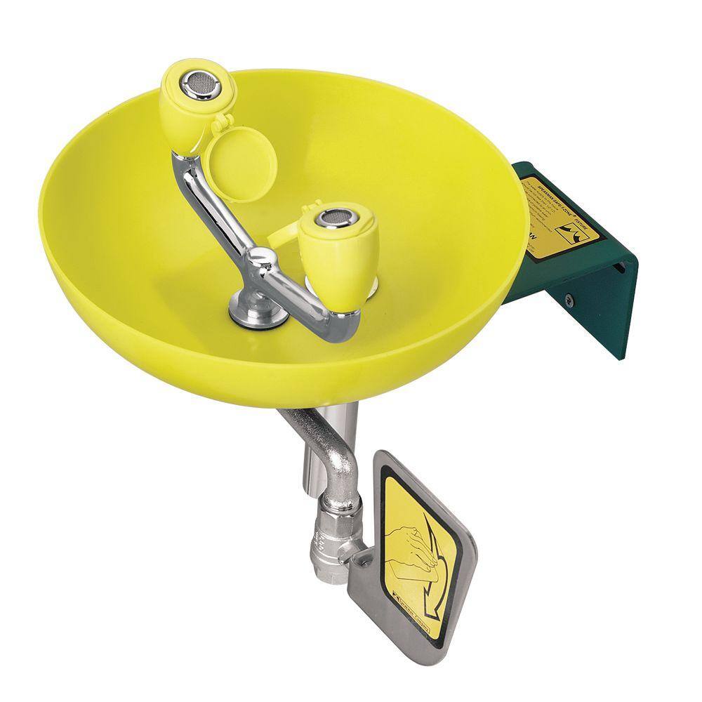 Speakman Eyesaver Eyewash with Round Yellow Plastic Bowl SE-580