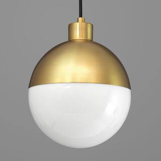 Progress Lighting Globe 9-Watt Brushed Bronze Integrated LED Pendant P500147-109-30