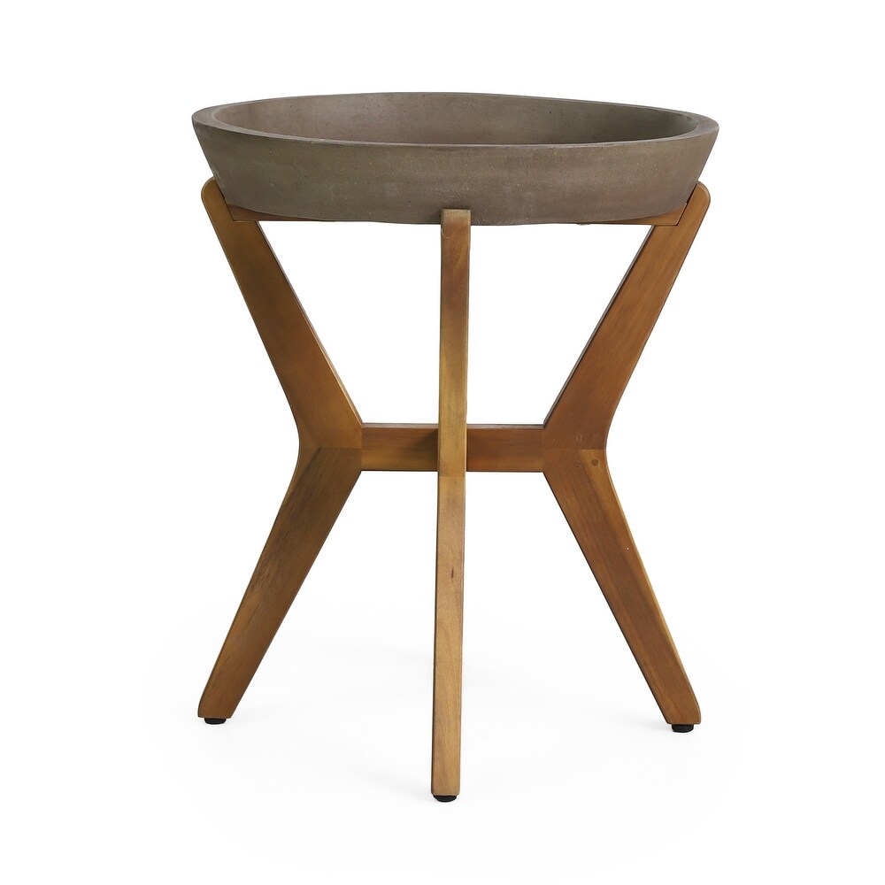 Yukon Outdoor Side Table by Christopher Knight Home