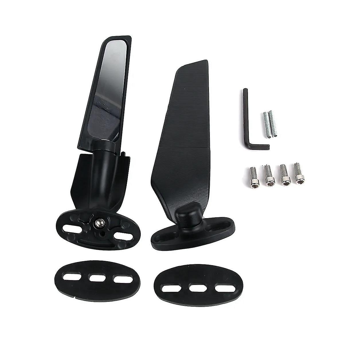 Adjustable Swivel Rearview Mirror Swivel Wing Side Mirror Motorcycle For Cbr1000rr Ninja 250-650