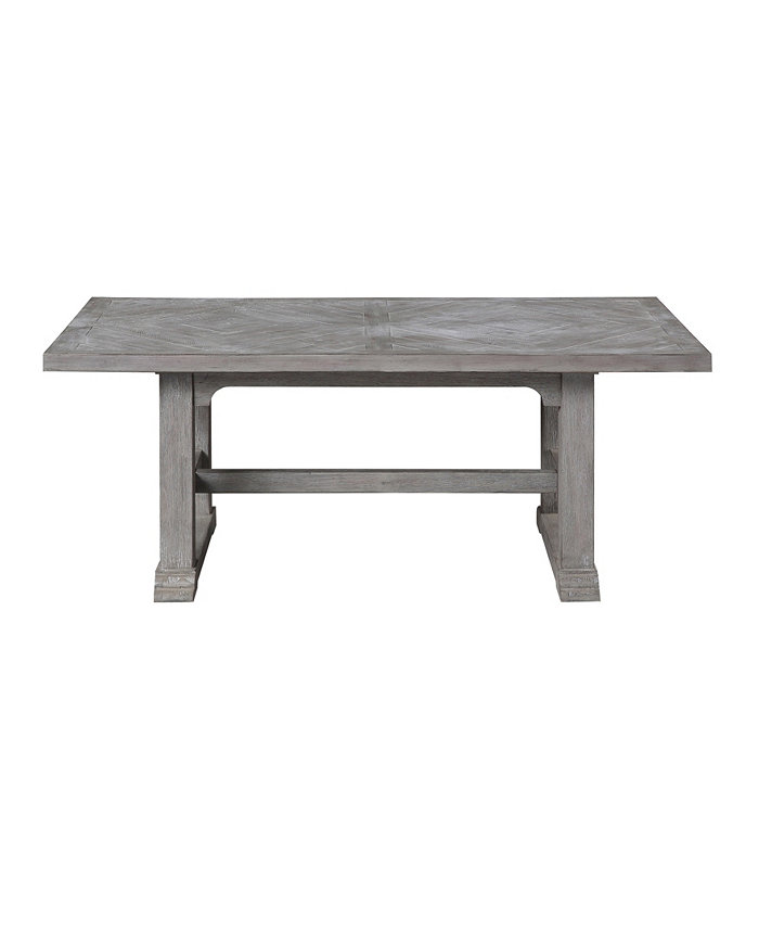 Steve Silver Whitford 48 Distressed Wood Coffee Table