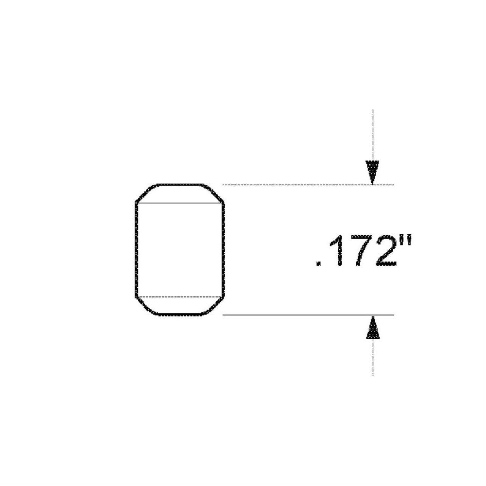 Kwikset 0.172 Dia Metal Lock #1 Bottom Pin 100pk ;