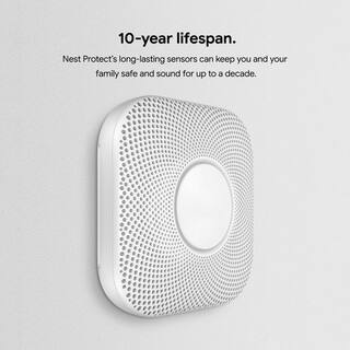 Google Nest Protect - Smoke Alarm and Carbon Monoxide Detector - Wired - 4 Pack VB4T2W2018