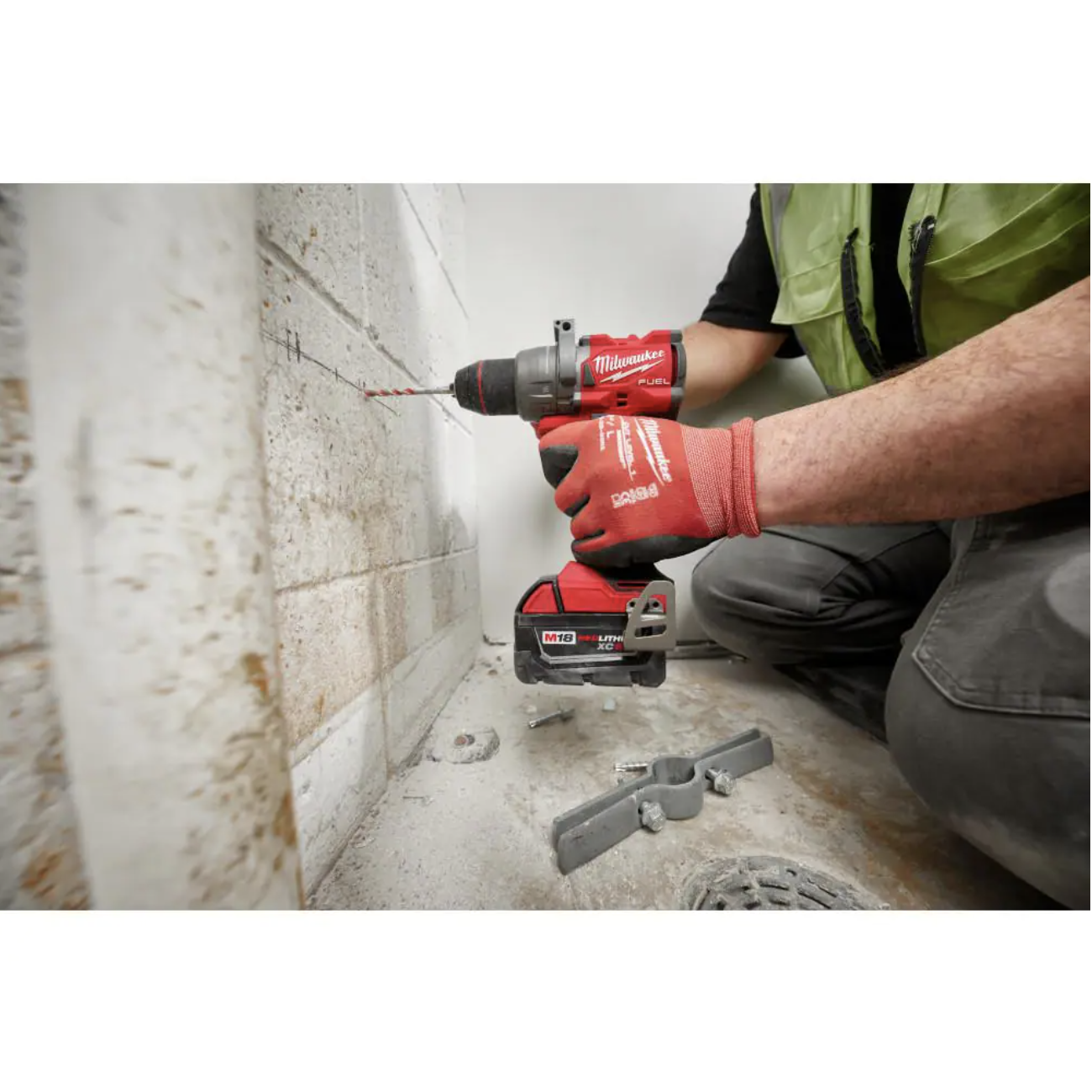 Milwaukee M18 FUEL 18V Lithium-Ion Brushless Cordless 1/2 in. Hammer Drill/Driver (Tool-Only)