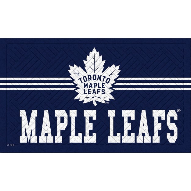 Embossed Mat Cross Hatch Toronto Maple Leafs