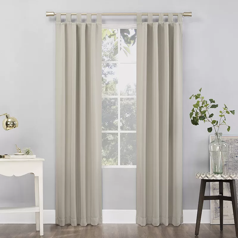 Sun Zero Ludlow Blackout Tab Top Window Curtain