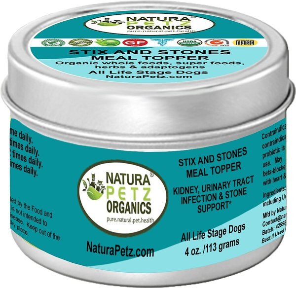 Natura Petz Organics Stix and Stones Dog Supplement， 4-oz jar