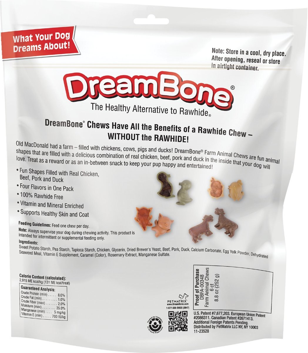 DreamBone Farm Animal Chews Dog Treats