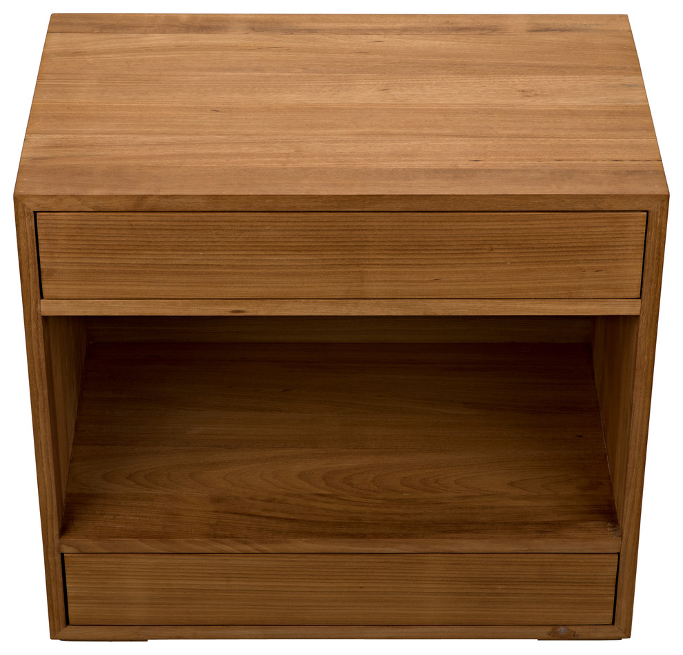 SL05 Side Table  Gold Teak   Transitional   Side Tables And End Tables   by HedgeApple  Houzz