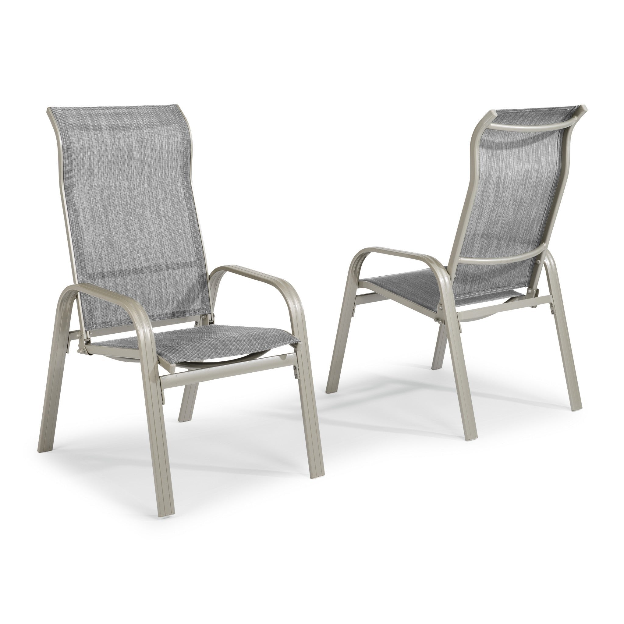 South Beach Gray Chair (Set of 2)