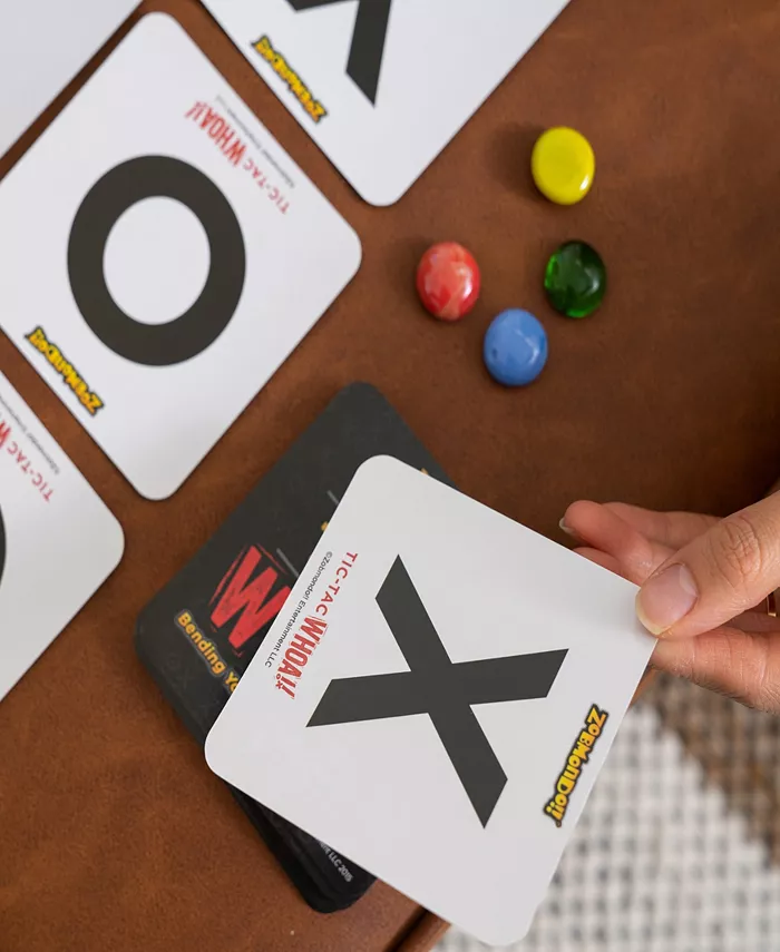 Zobmondo Tic Tac Whoa the 5-in-1 Tic Tac Toe Card Game