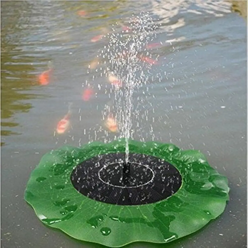 Hot Sale Solar Floating Garden Fountain Outdoor Garden Pond Landscape Decoration Lotus Solar Fountain Pump