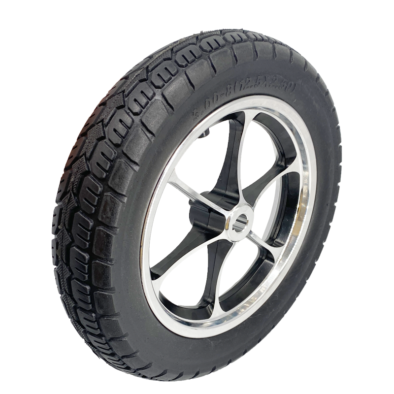 12.5X2.50 Solid Tire with hub 3.00 8 Solid Tyre Anti explosion wheels tires and accessories