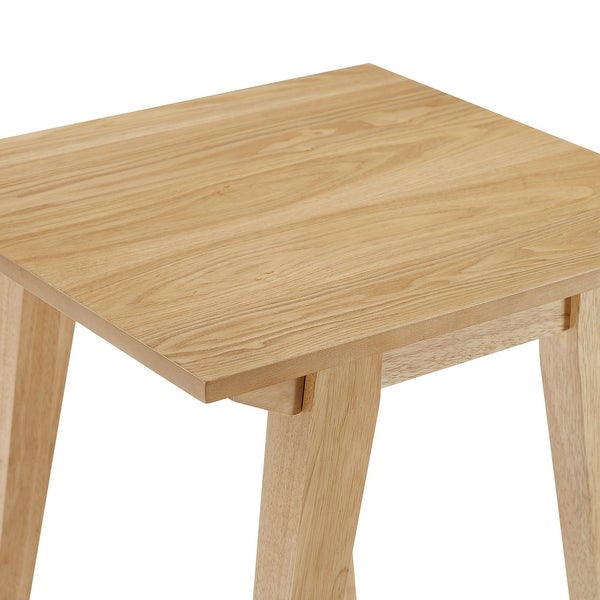 Middlebrook Contemporary Minimal Solid Wood Side Table