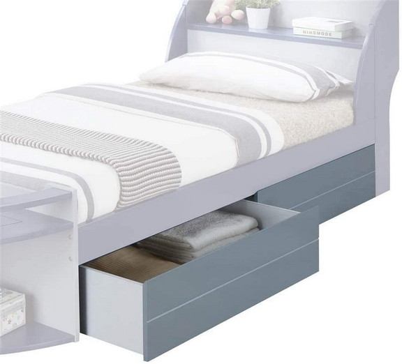 Acme Neptune II Twin Bed in Gray   Navy 30620T