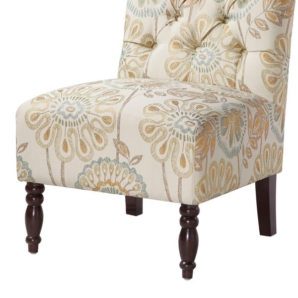 Madison Park Lina Tufted Armless Slipper Chair