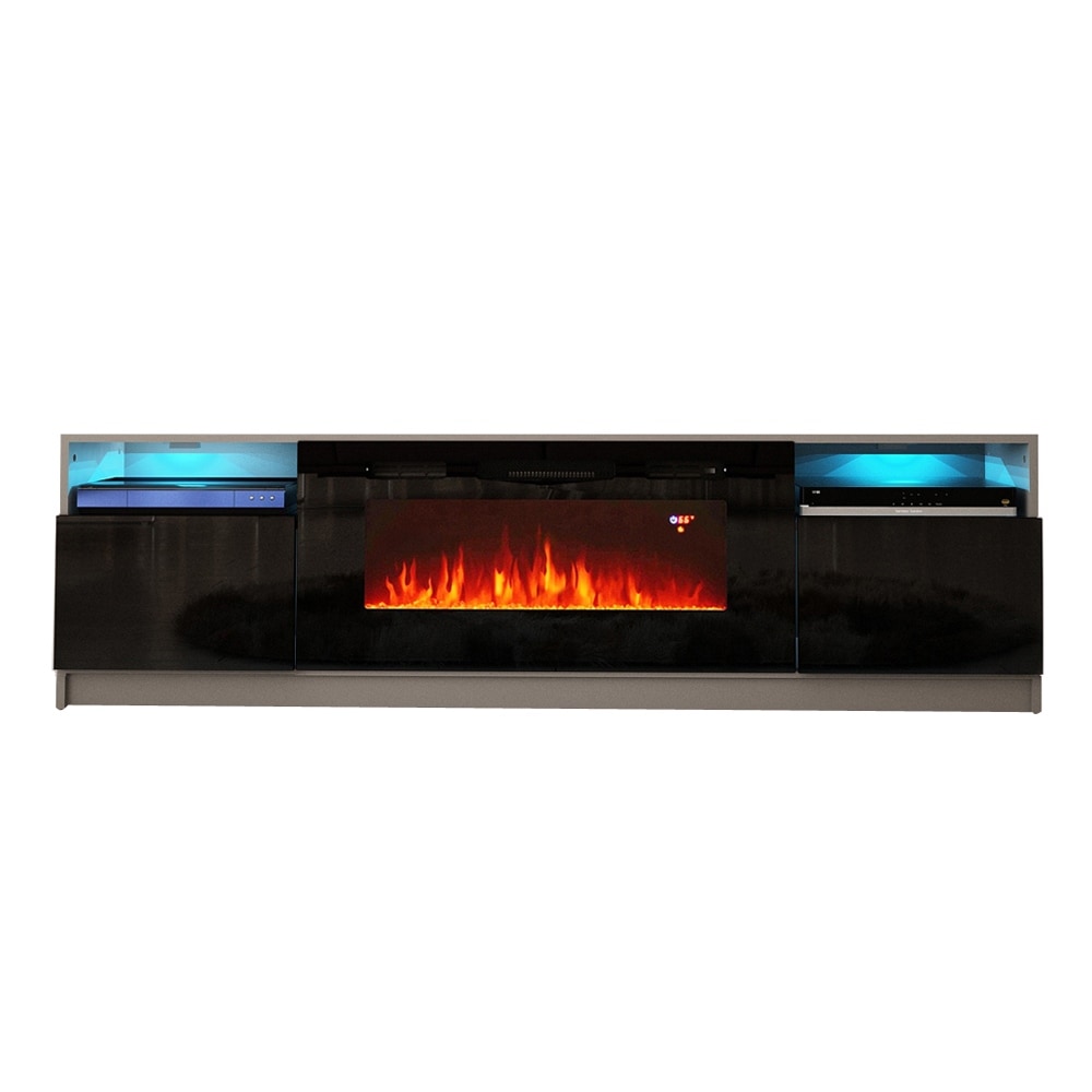 Strick   Bolton Amsden Electric Fireplace TV Stand