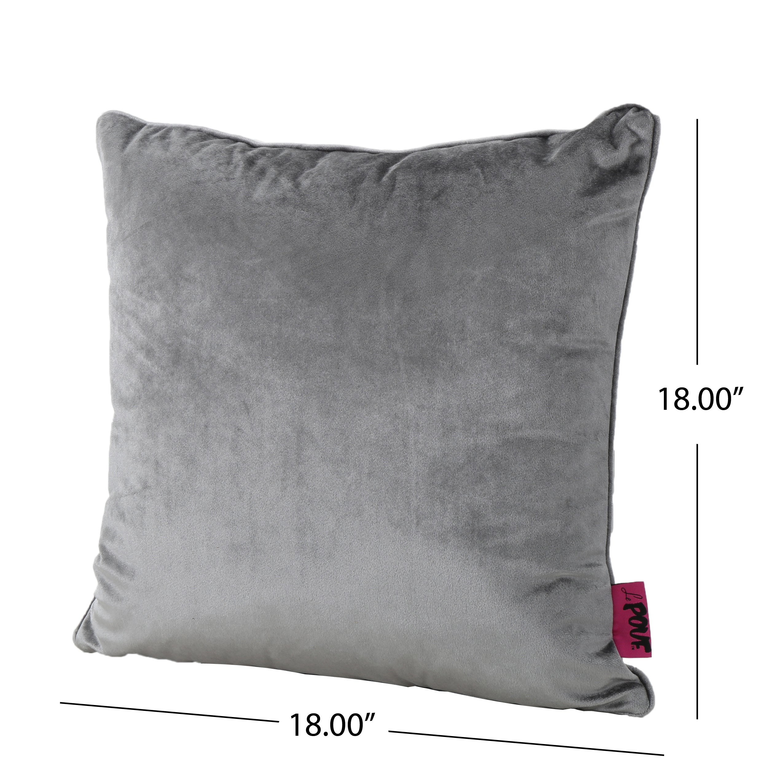 Isadora Modern Fabric Throw Pillow