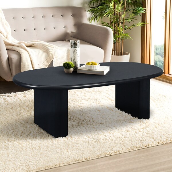 Roomfitters 51'' Tapered Tabletop Coffee Table，Natural Wood