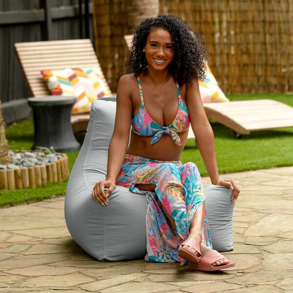 Jaxx Juniper Sunbrella Fabric Outdoor Bean Bag Patio Chair