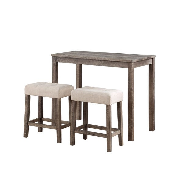 3 Piece Counter Height Table Set