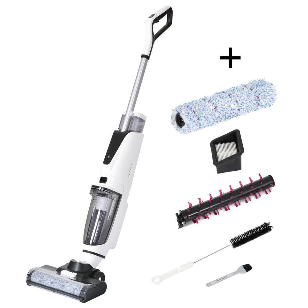 Tileon MultiSurface Cordless Bagless 3in1 Stick Vacuum Cleaner in White with 2Tank and SelfCleaning System