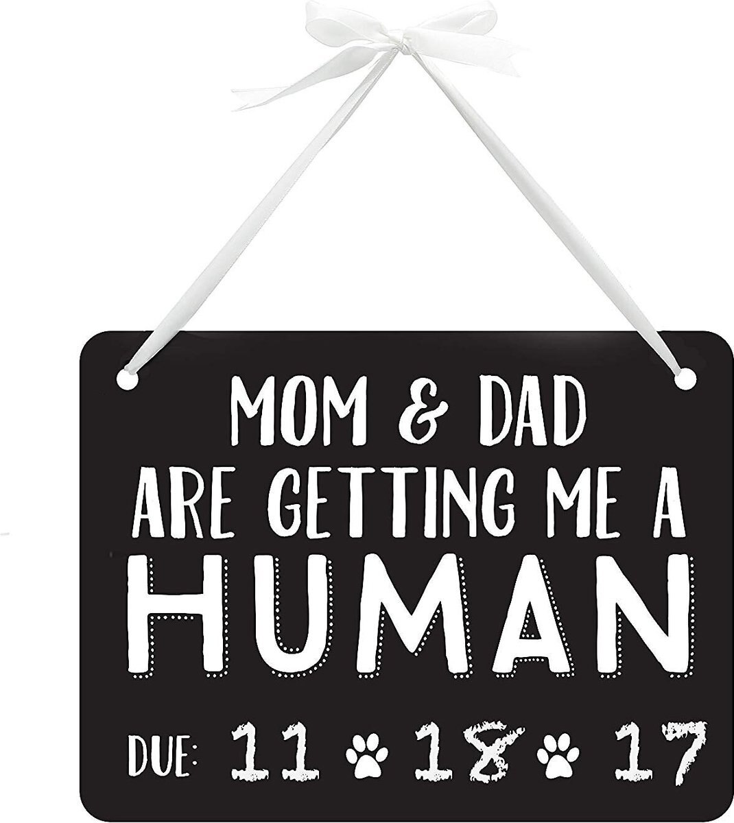 Pearhead Pet Baby Announcement Chalkboard