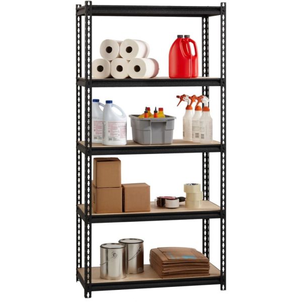 Lorell 2，300 lb Capacity Riveted Steel Shelving