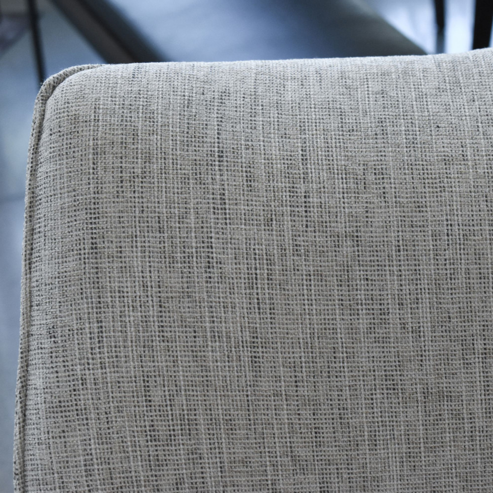 Kenneth Swivel Chair  Woven Linen   Transitional   Armchairs And Accent Chairs   by LH Imports  Houzz