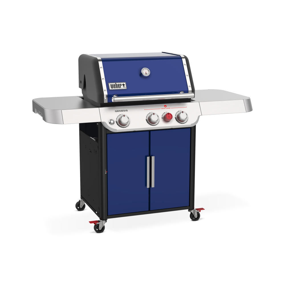 Weber Genesis SP-E-325s Grill Liquid Propane 3 Burner Deep Ocean Blue ;