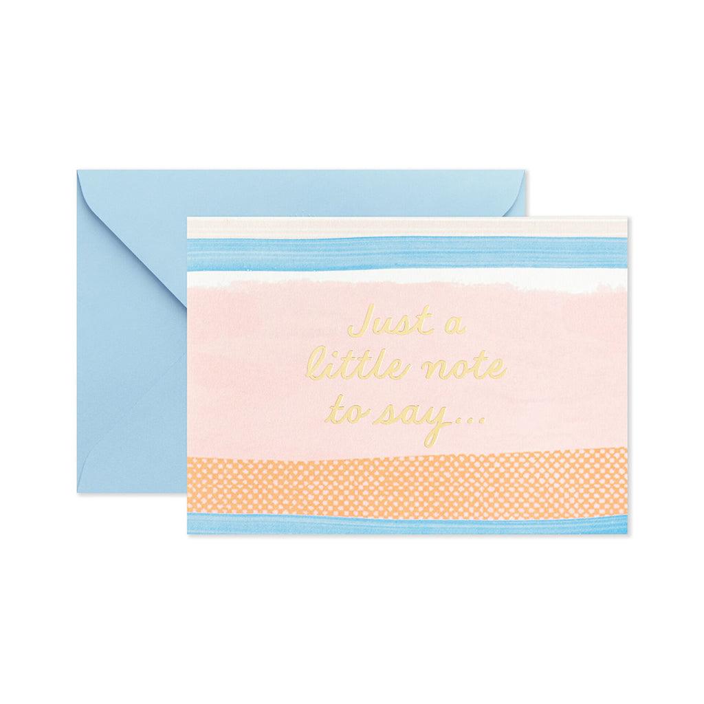 Hallmark  Just a Little Note Blank Note Cards, Box of 10