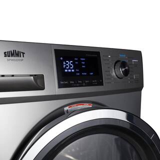 Summit Appliance 24 in. 2.7 cu. ft. Platinum Electric All-in-One Washer Dryer Combo SPWD2203P