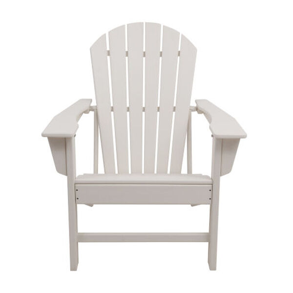 BellaGreen White Recycled Adirondack Chair - (Open Box)