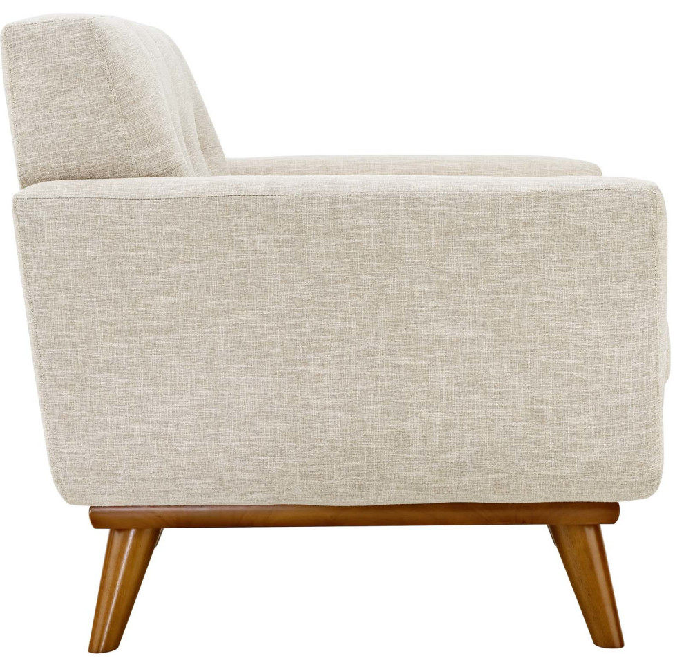 Jayden Upholstered Armchair   Midcentury   Armchairs And Accent Chairs   by HedgeApple  Houzz