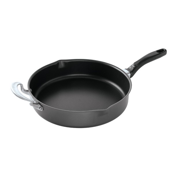 Nordic Ware Texas Skillet With Helper Handle Black