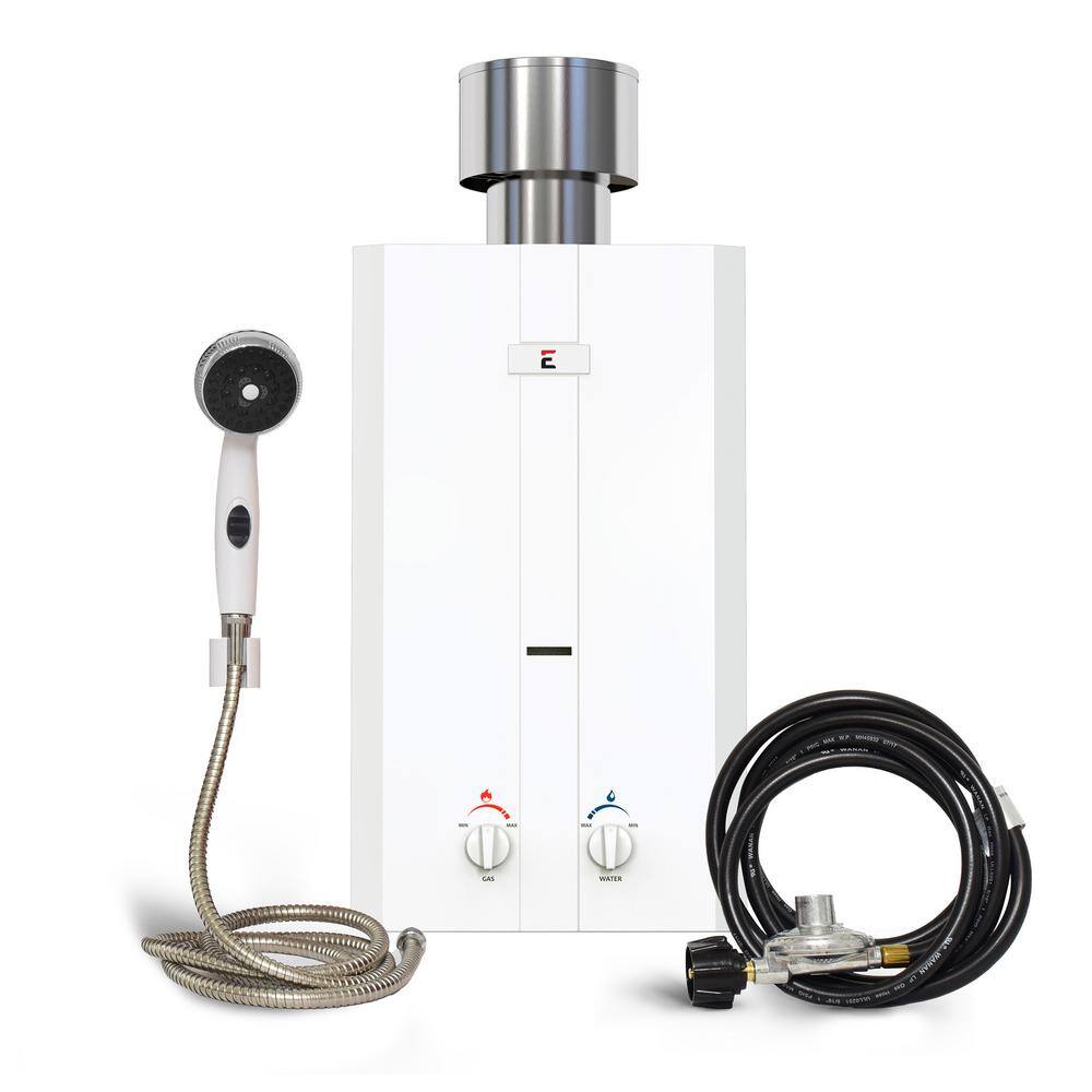 Eccotemp L10 3.0 GPM Portable Outdoor Tankless Water Heater w Shower Set L10-SET