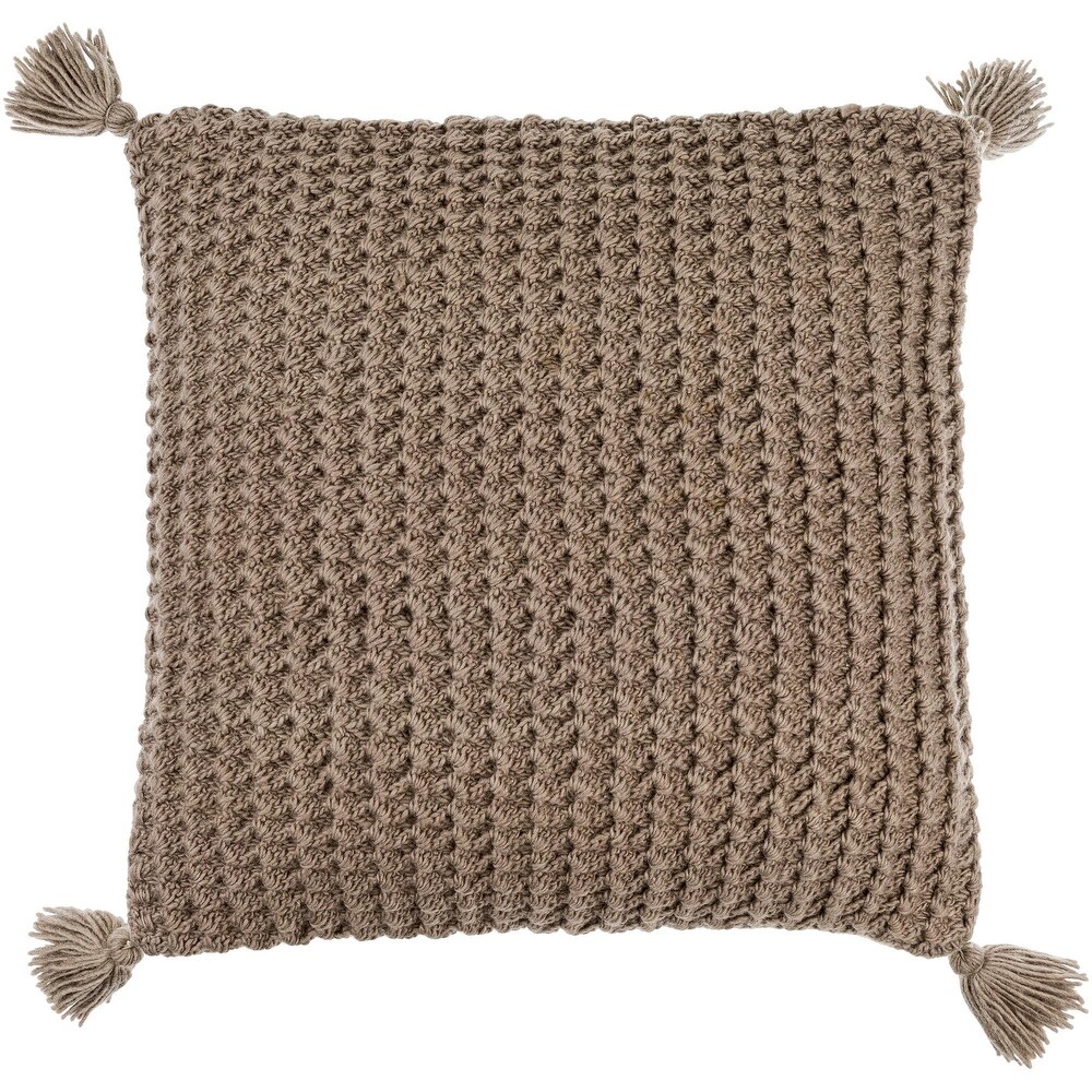 Artistic Weavers Kalae Large Knit Crochet Pattern Throw Pillow