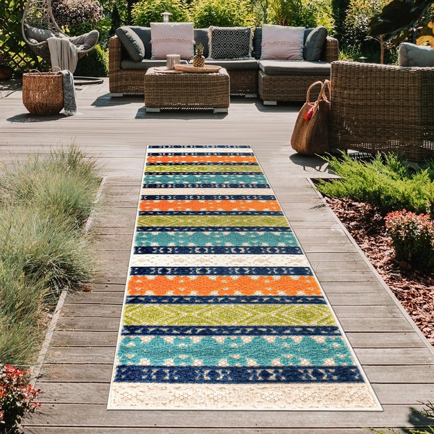 World Rug Gallery Vienna Bohemian Indoor outdoor Area Rug