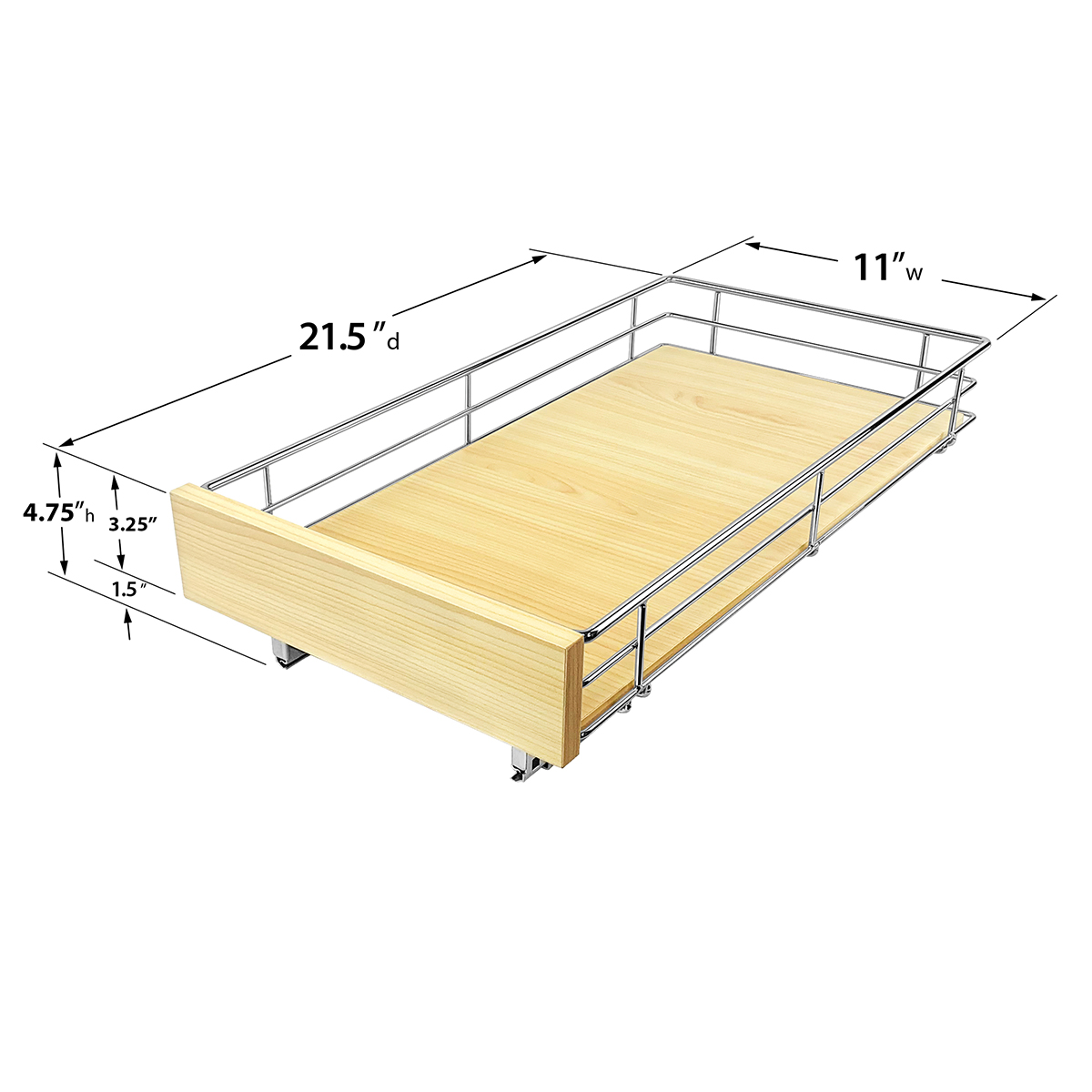 Lynk Professional Wood amp Chrome SlideOuts