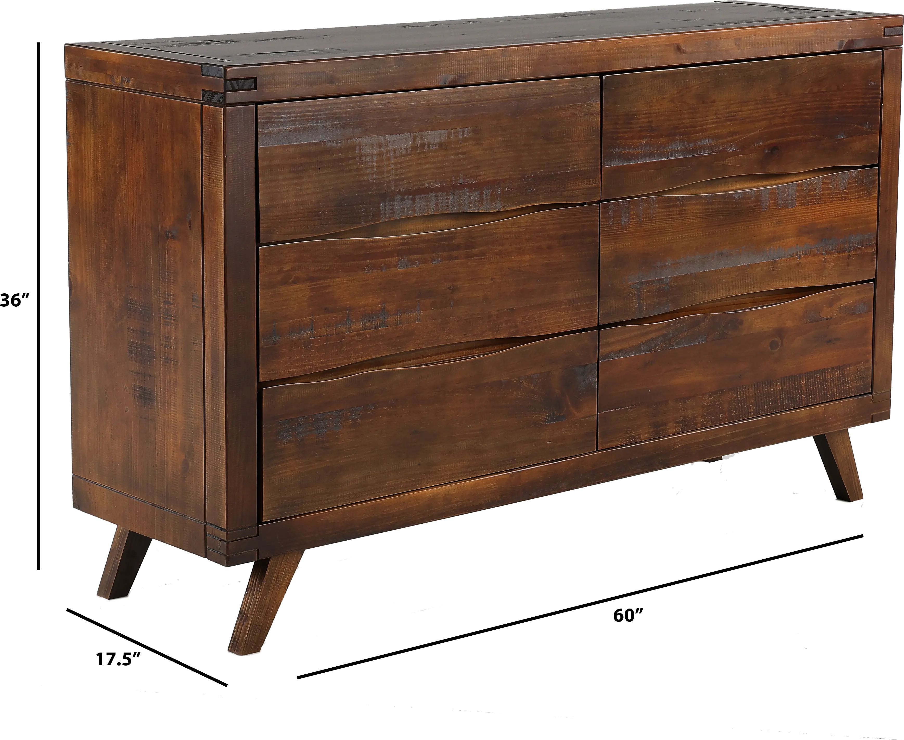 Pasco Brown Dresser