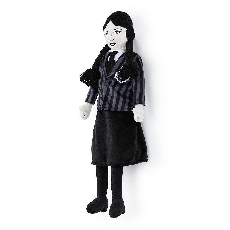 Wednesday Addams Black and White Pillow Buddy