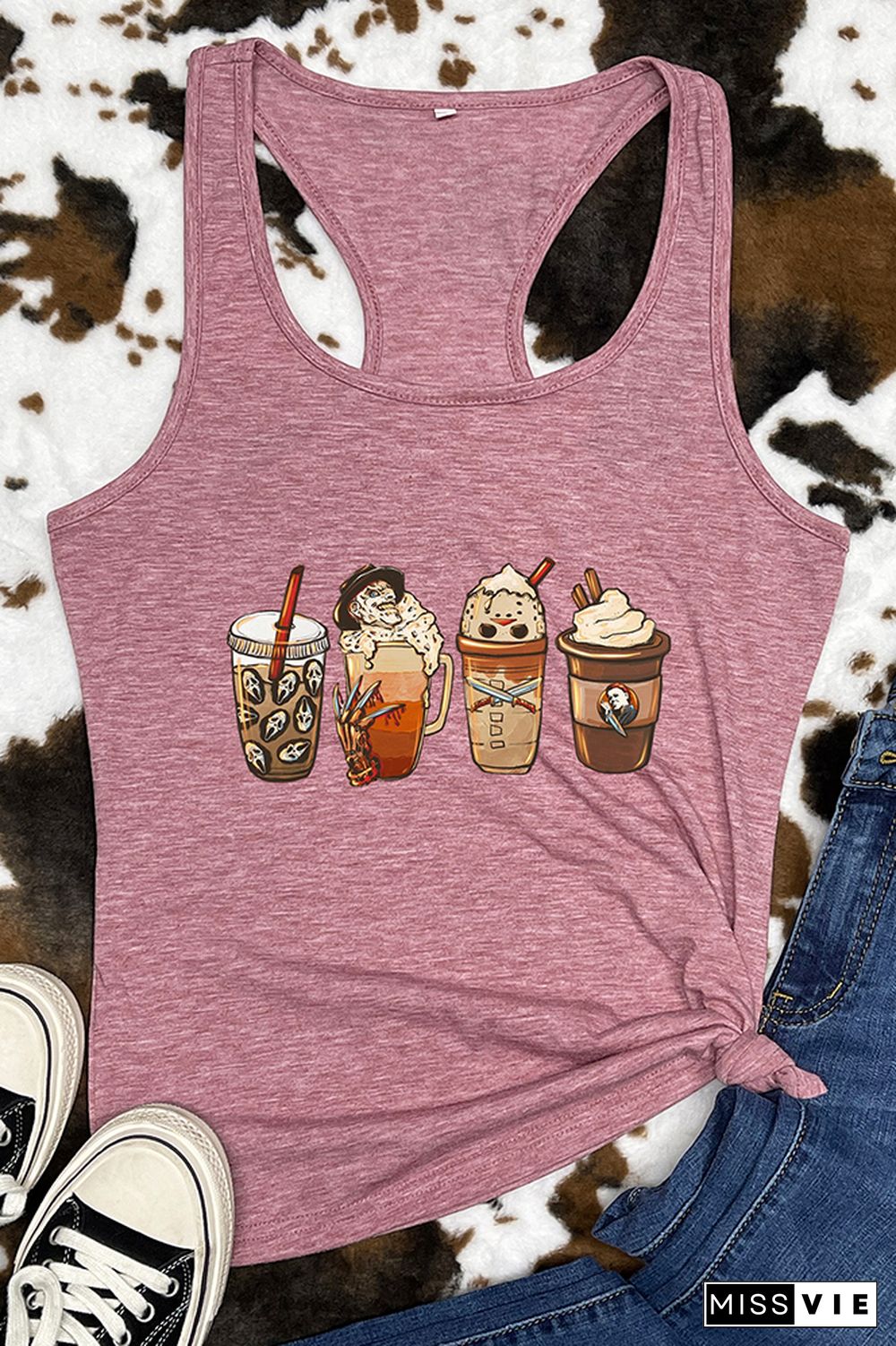 Halloween Coffee Sleeveless Tank Top Wholesale