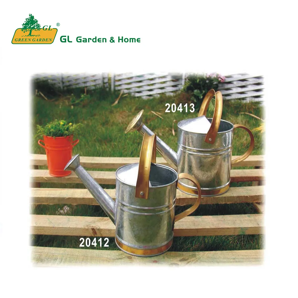 Natural style popular Custom Wholesale Metal Watering Can for Garden Plant Flower